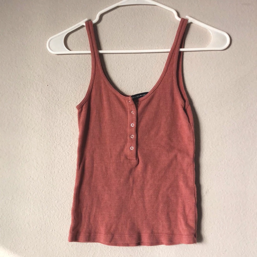COPY - Cute small pink brandy Melville tank top